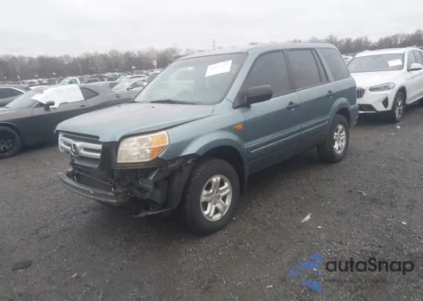 2006 Honda Pilot Lx z USA, uszkodzony, nr VIN 2HKYF18186H536582